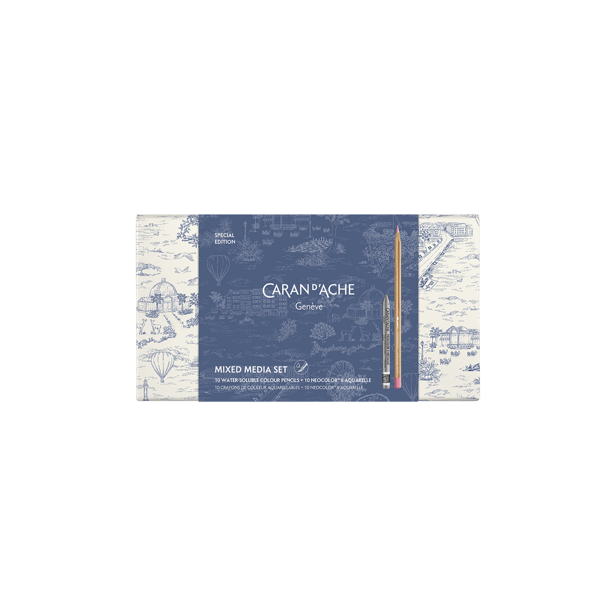 Set multiproduits Toile de Jouy Geneva Edition - CARAN D'ACHE - 7630002365666
