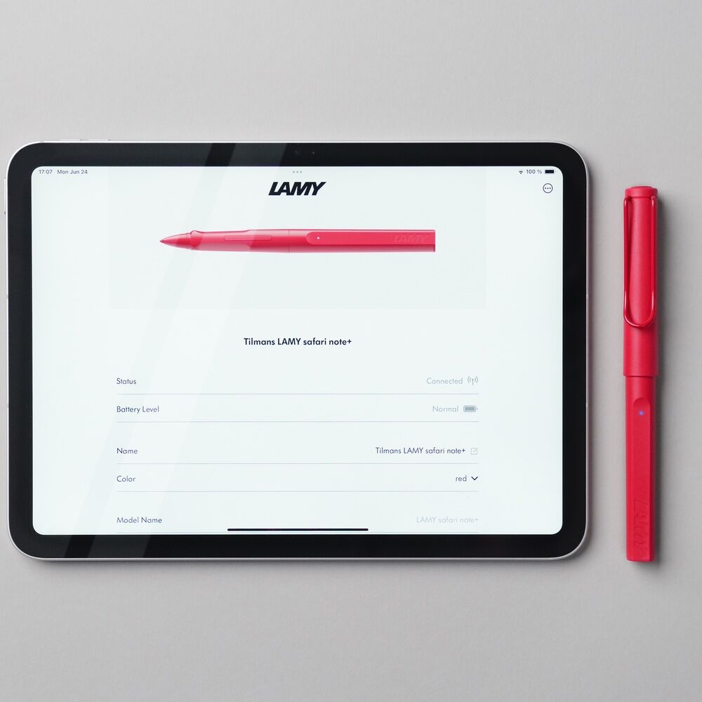 Stylet numérique LAMY Safari Note+ IOS - Digital - All Black - 