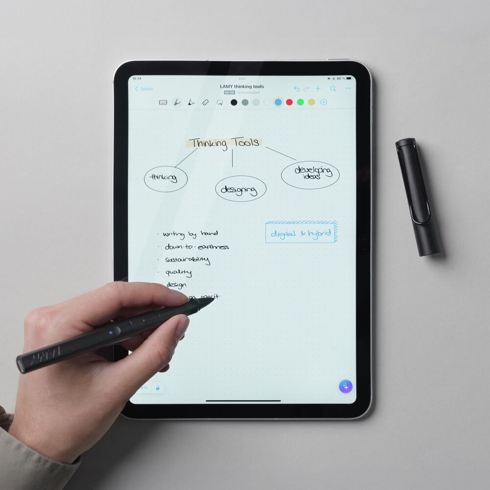 Stylet numérique LAMY Safari Note+ IOS - Digital - All Black - 