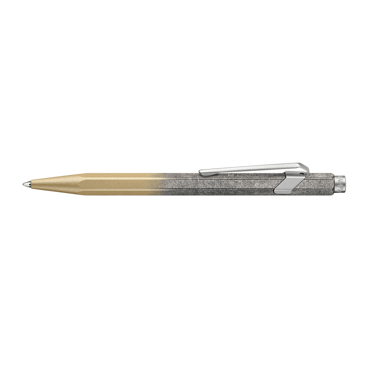 Stylo bille CARAN D'ACHE 849 Cosmic Blue Édition Spéciale - Doré - 7630002355780