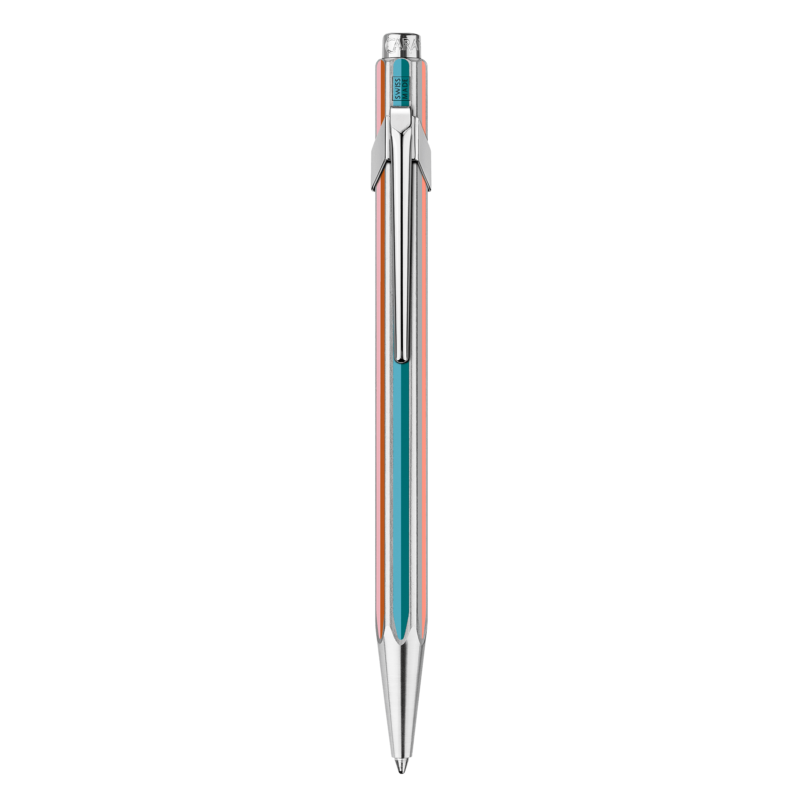 Stylo bille CARAN D'ACHE 849 Paul Smith Édition 5 - Gris Argenté - 7630002364362