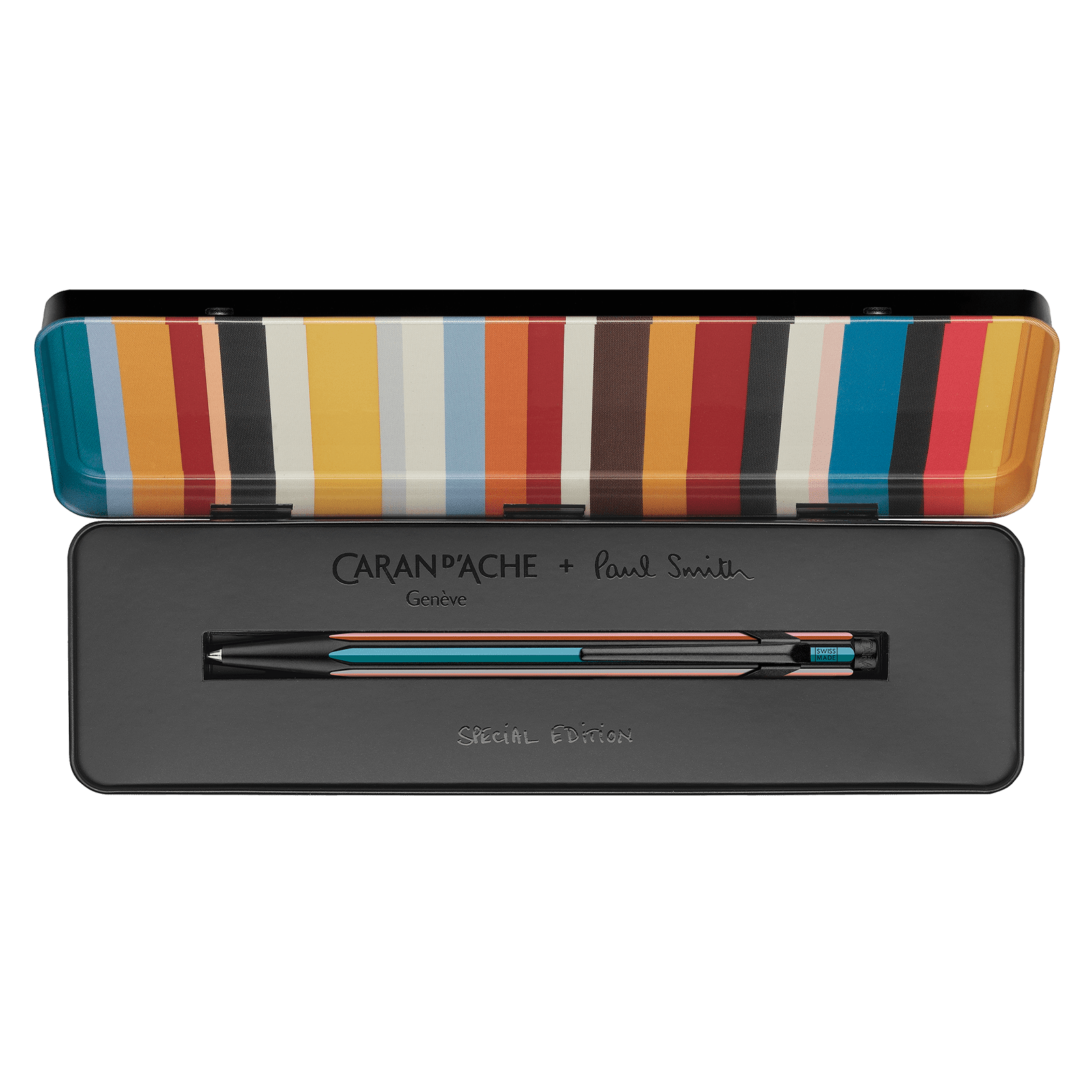 Stylo bille CARAN D'ACHE 849 Paul Smith Édition 5 - Noir - 7630002364355