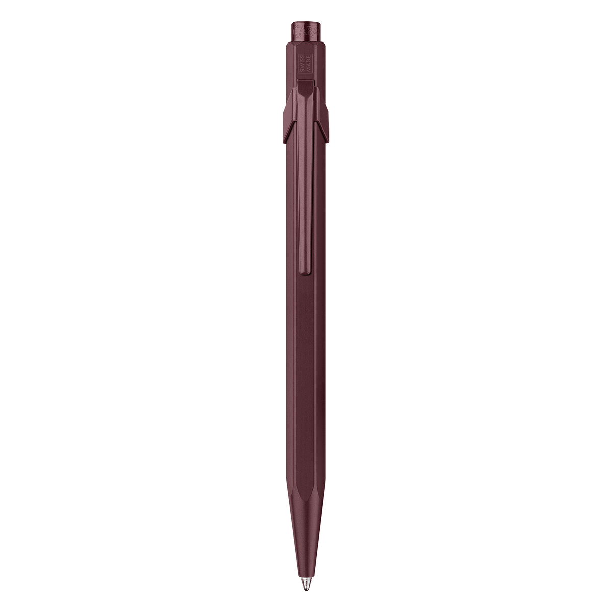 Stylo bille CARAN D'ACHE 849 Toile de Jouy Geneva Edition - Bordeaux - 7630002365697