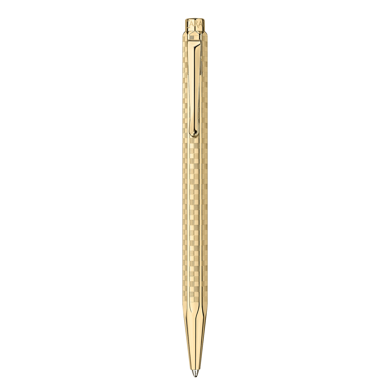 Stylo bille CARAN D'ACHE Ecridor Damier Édition Spéciale - Doré - 7630002365116