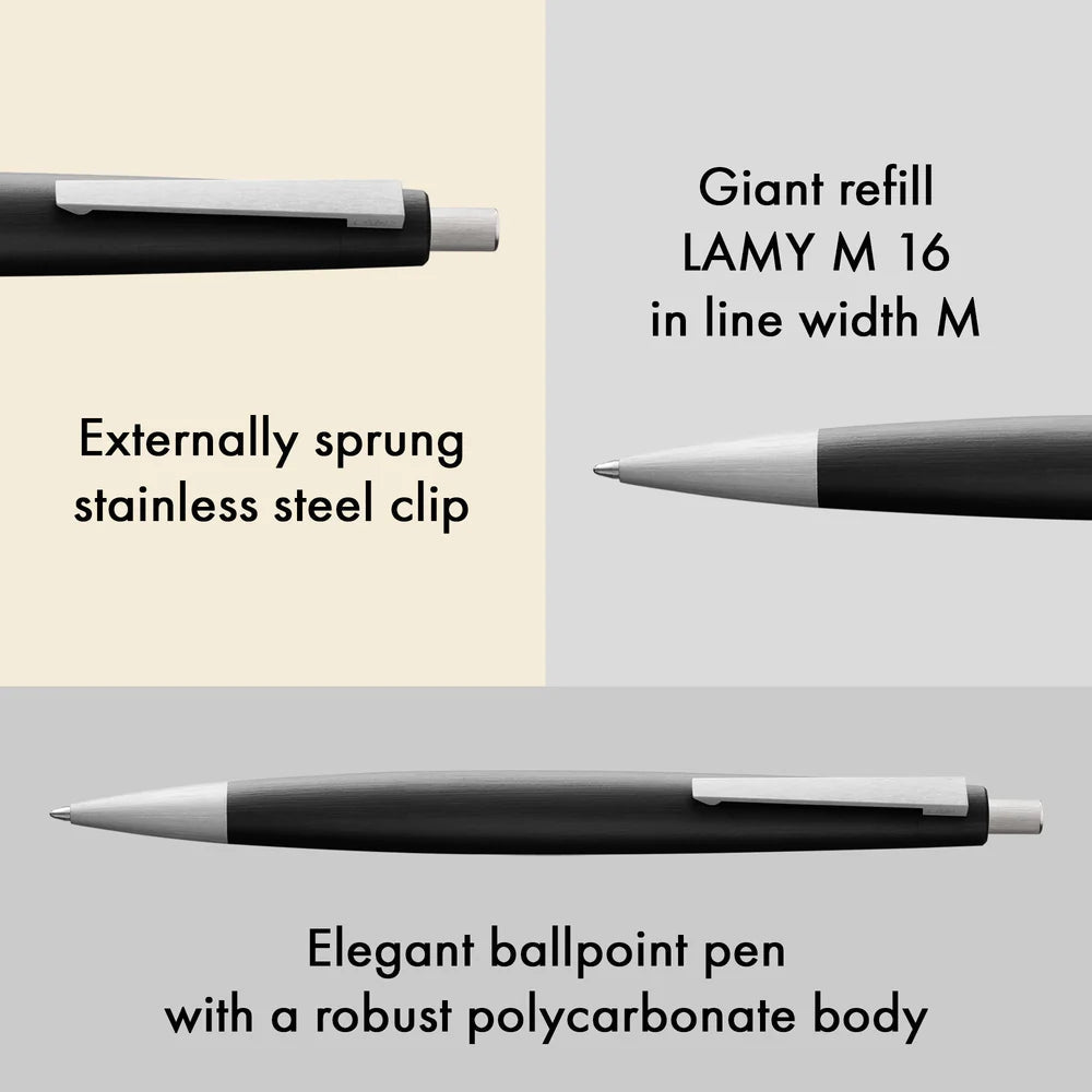 Stylo bille LAMY 2000 - Black - 4014519014836