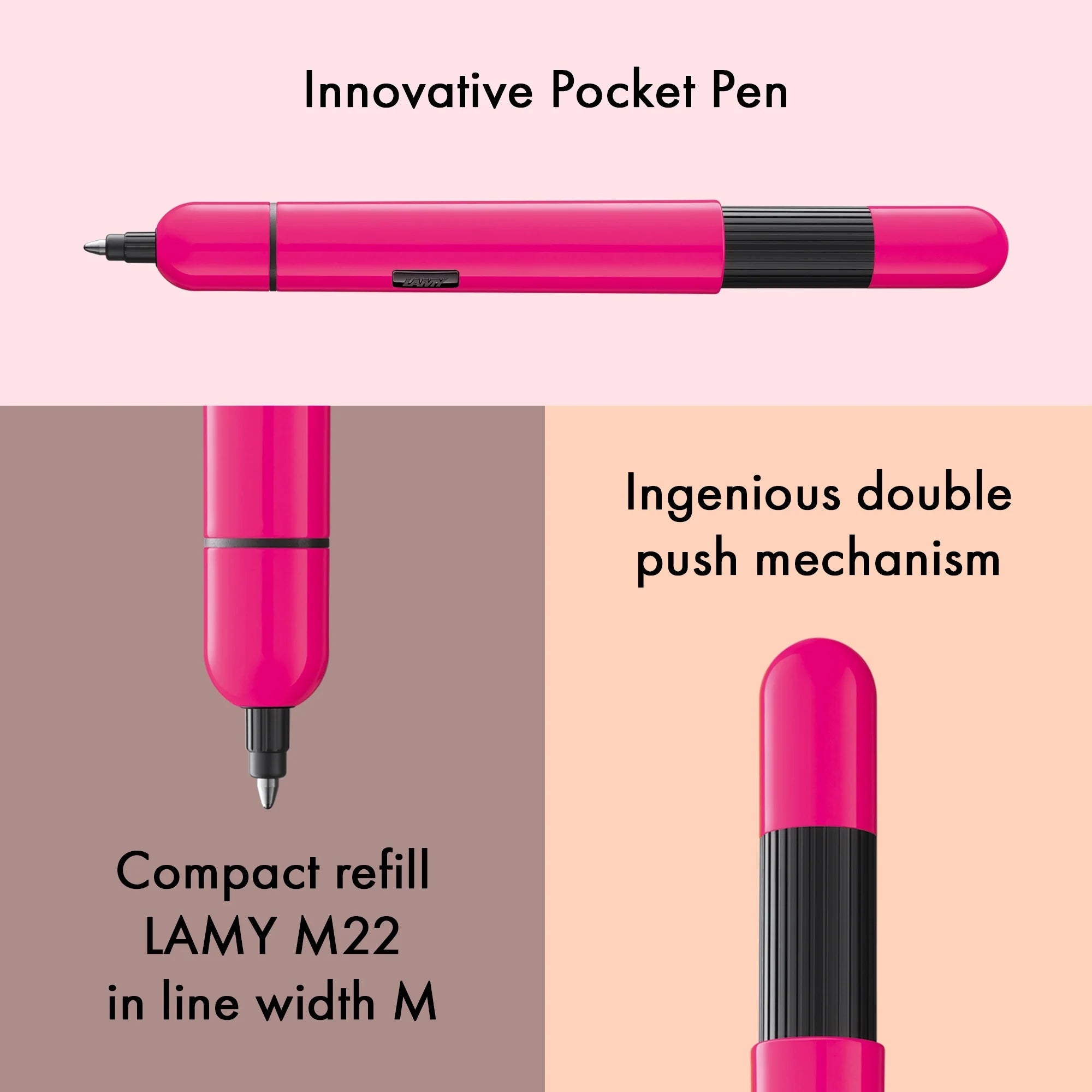 Stylo bille LAMY pico - Rose - 4014519684626