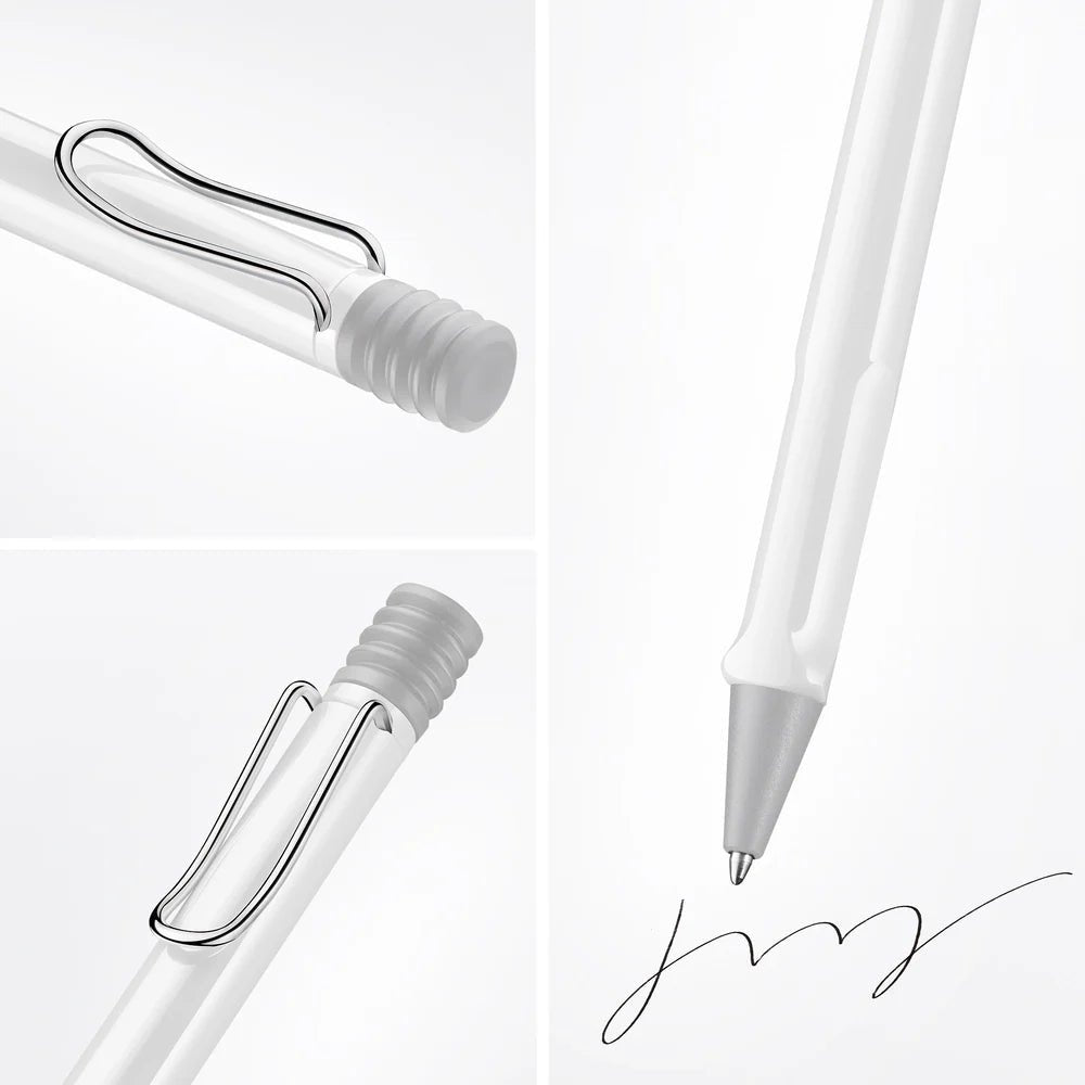 Stylo bille LAMY safari - White - 4014519196808