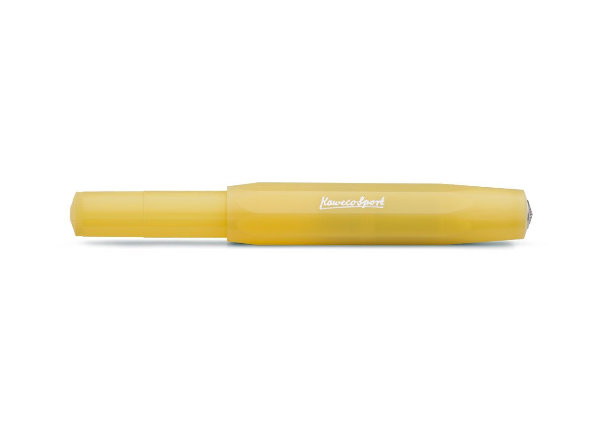 Stylo plume KAWECO Frosted Sport - Sweet Banana - Extra - fine (EF) - 4250278617202