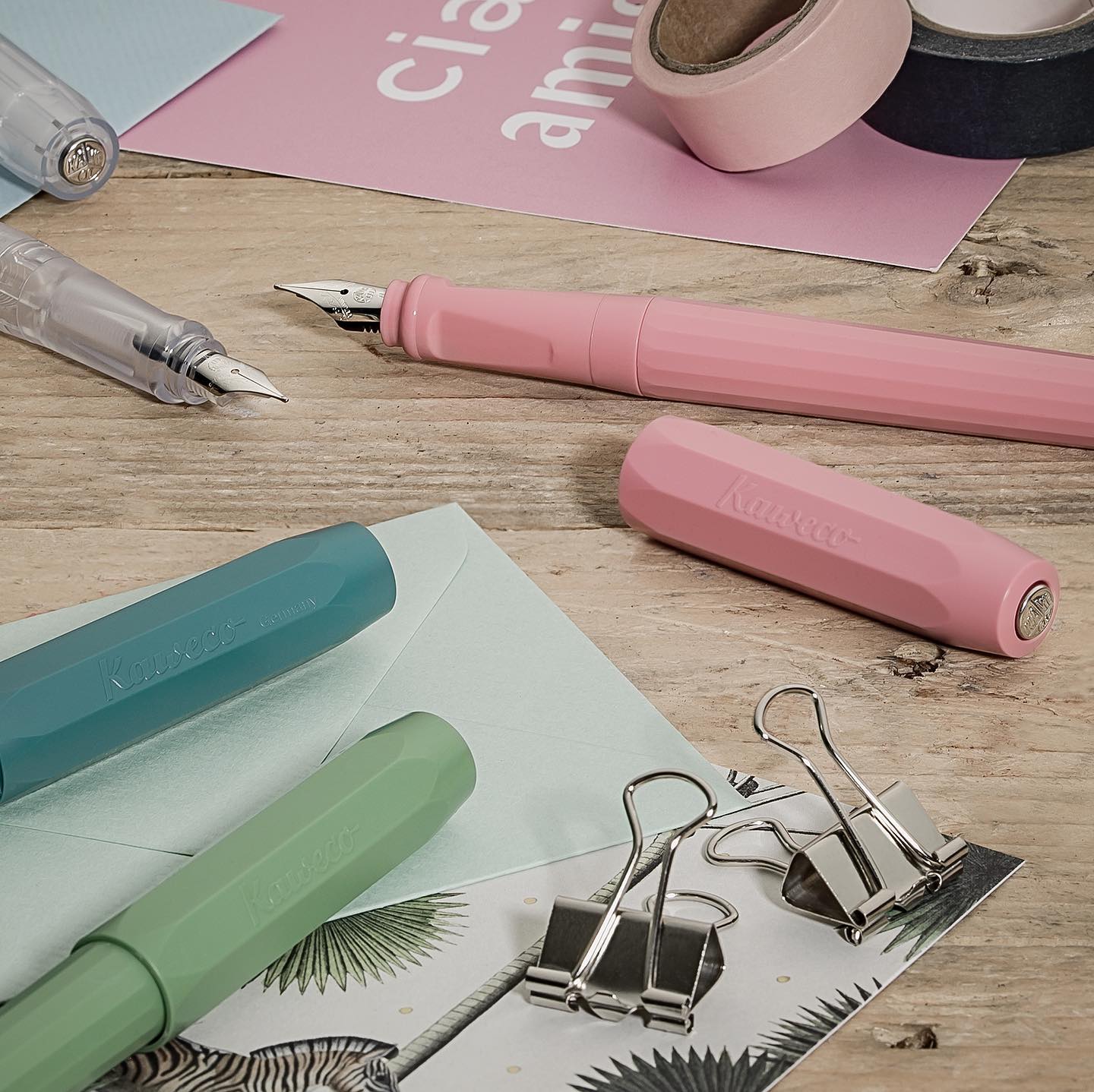 Stylo plume KAWECO Perkeo - Retro Block - Fine (F) - 4250278617134