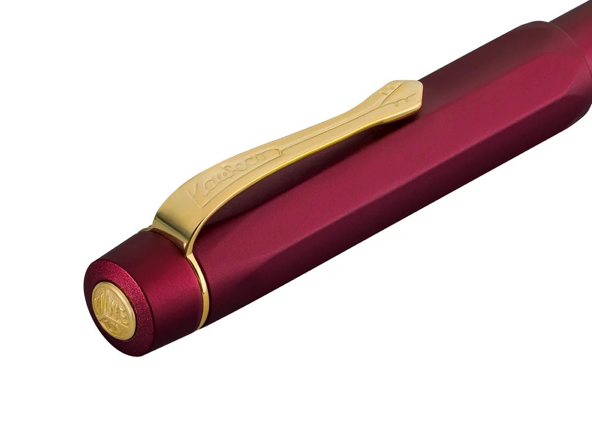 Stylo plume KAWECO Piston Sport AL Bordeaux/Gold - Extra-fine (EF) - 4251734926616