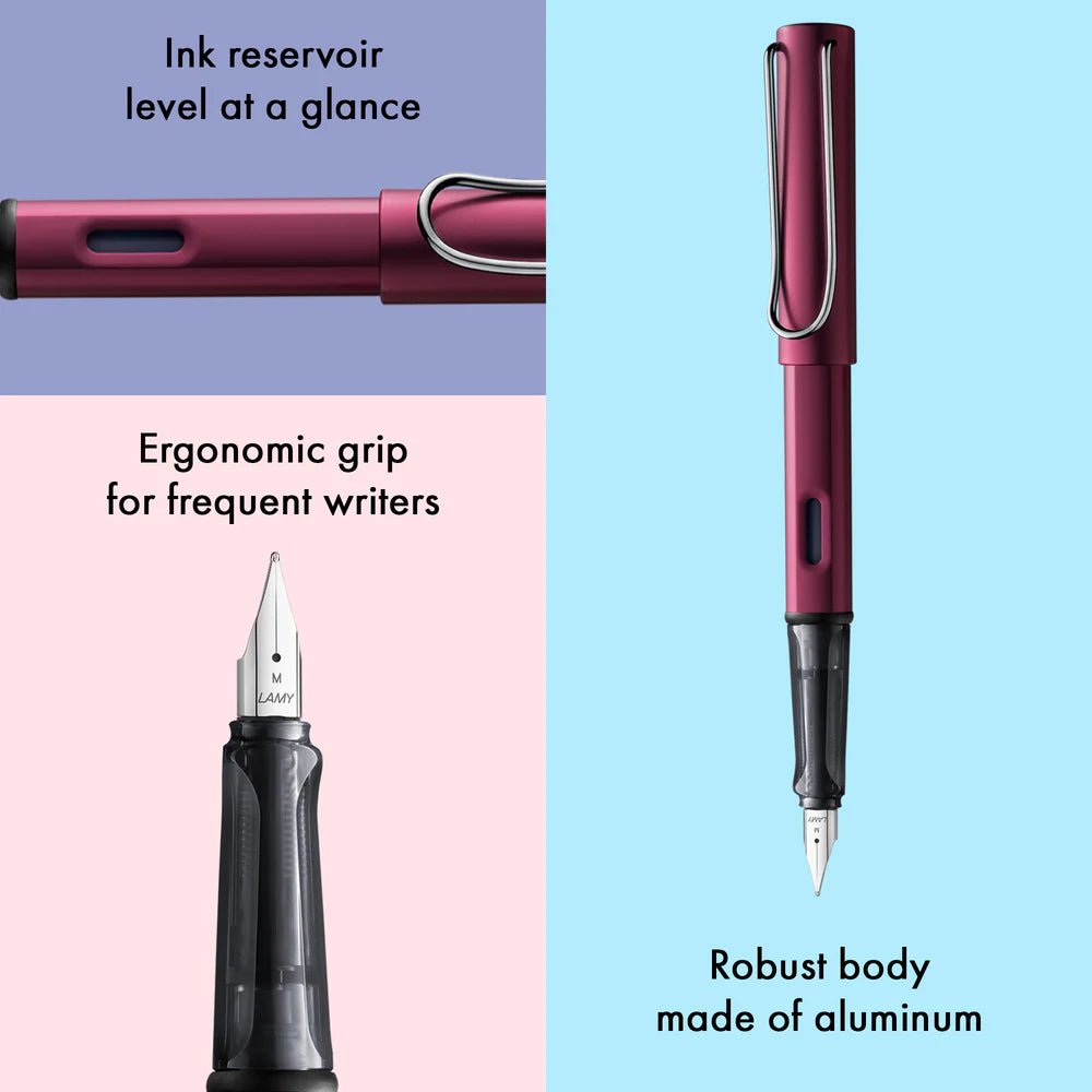 Stylo plume LAMY AL - star - Black Purple - Extra - fine (EF) - 4014519217312