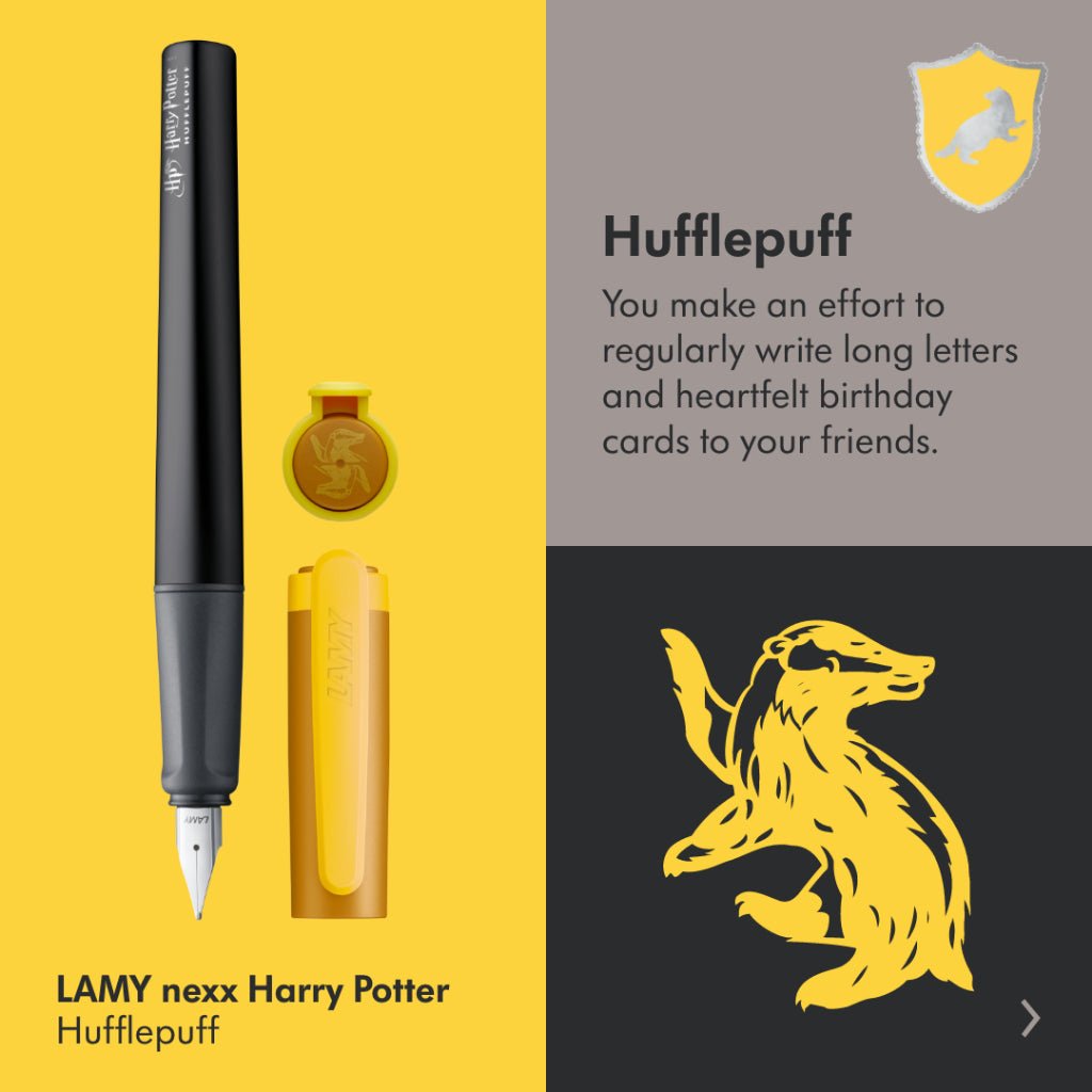 Stylo plume LAMY Nexx Édition Spéciale Harry Potter - Poufsouffle - Medium (M) - 