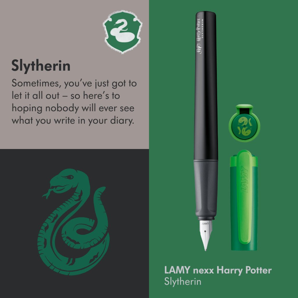 Stylo plume LAMY Nexx Édition Spéciale Harry Potter - Serpentard - Medium (M) - 