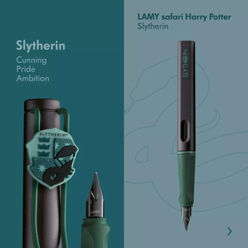 Stylo plume LAMY safari Édition Spéciale Harry Potter - Serpentard - Medium (M) - 4014519795384
