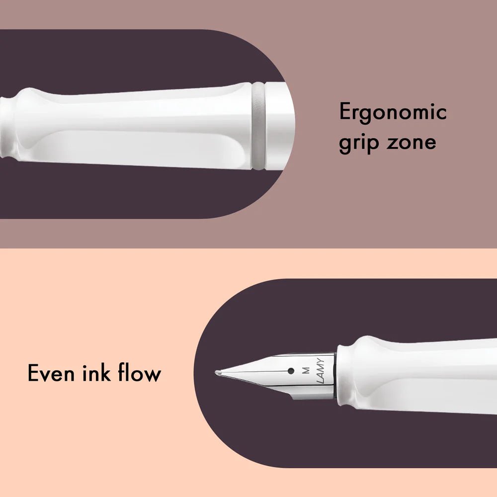 Stylo plume LAMY safari - White - Extra - fine (EF) - 4014519218524