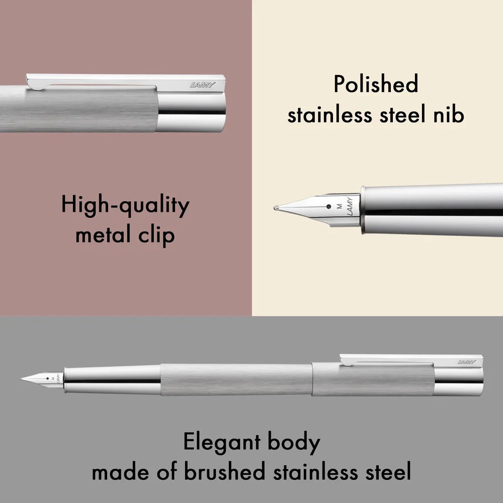 Stylo plume LAMY scala - Brushed - Extra - fine (EF) - 4014519631941