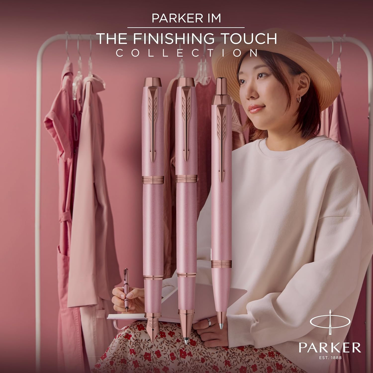 Stylo plume PARKER IM Finishing Touch - Mauve - Fine (F) - 3026982354136