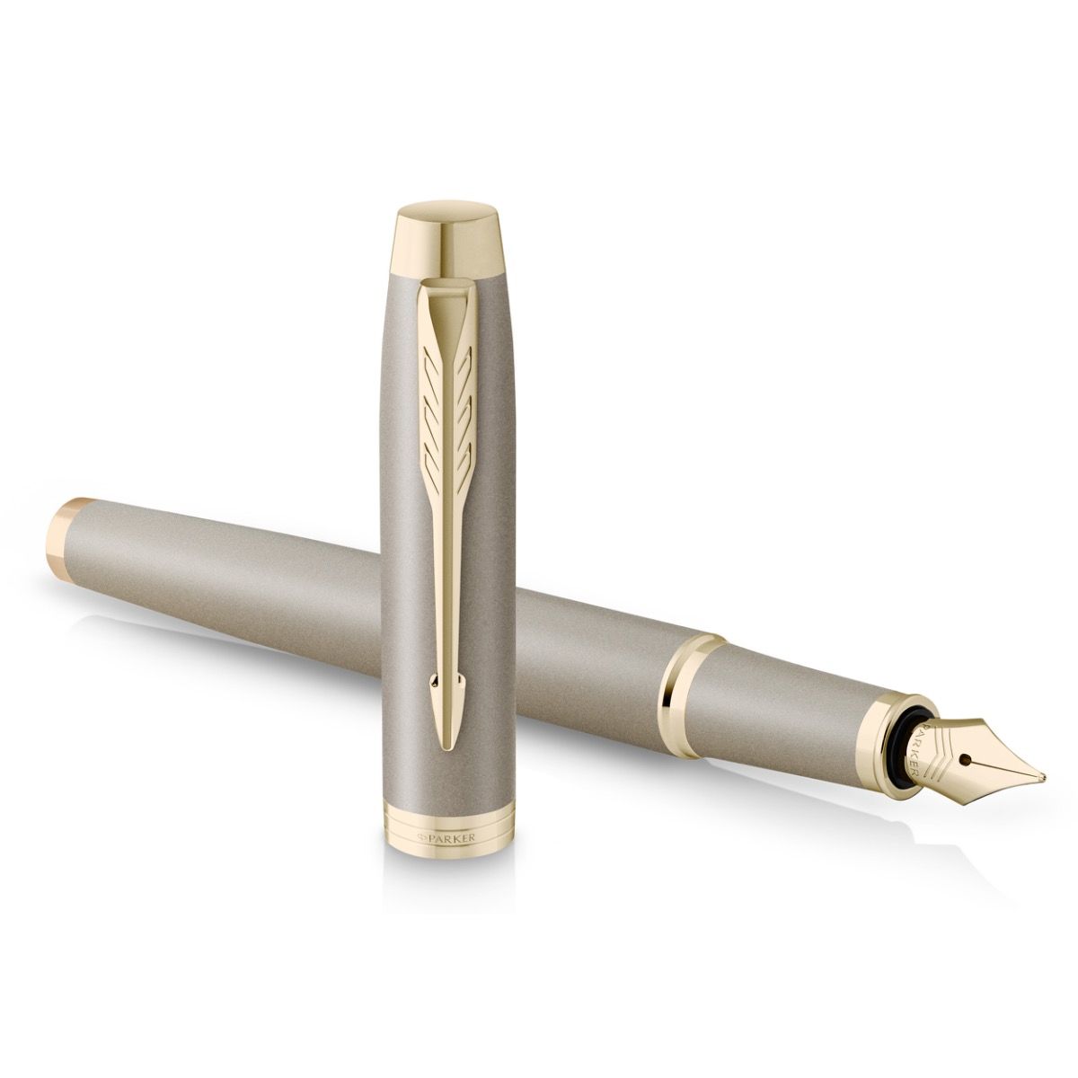 Stylo plume PARKER IM Finishing Touch - Sandstone - Fine (F) - 3026982354174