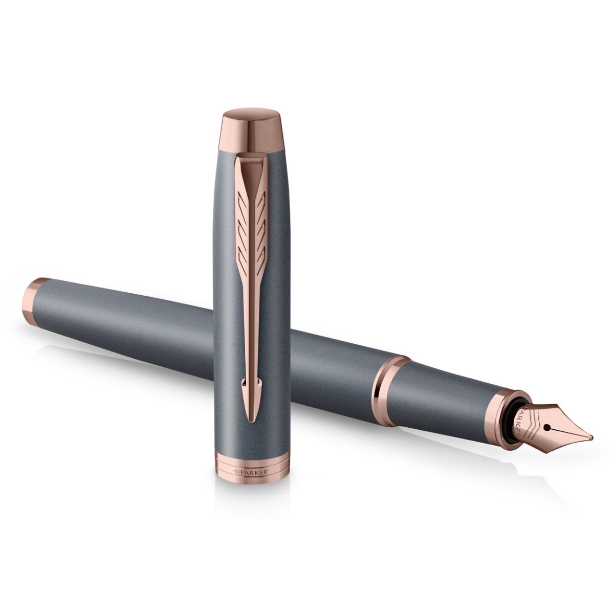 Stylo plume PARKER IM Finishing Touch - Slate - Fine (F) - 3026982354228