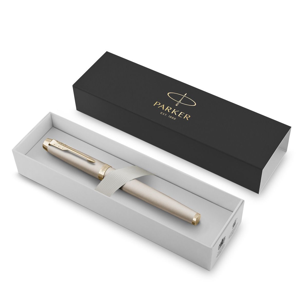 Stylo plume PARKER IM Monochrome - Champagne - Fine (F) - 3026981729539