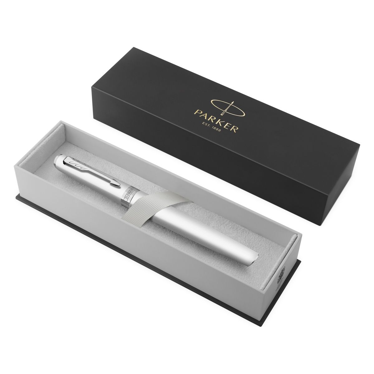 Stylo plume PARKER Meridian - Chrome CT - Fine (F) - 3026982313881