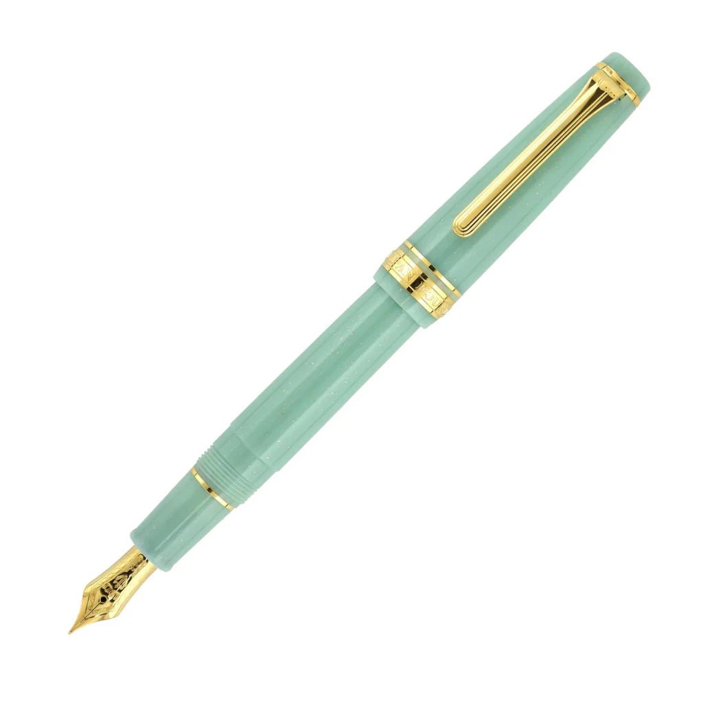 Stylo plume SAILOR Pro Gear Slim Japanese Fairy Tale - Medium-fine (MF) - Dragon Palace Green GT - 4901680149927