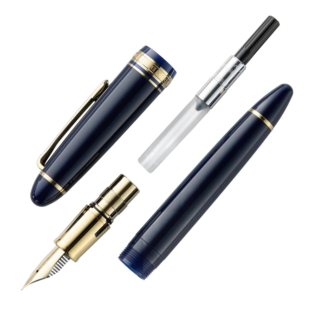 Stylo plume SAILOR Sailor 1911 Casual L Stable - Muted Blue GT - Extra-fine (EF) - 4901680610328