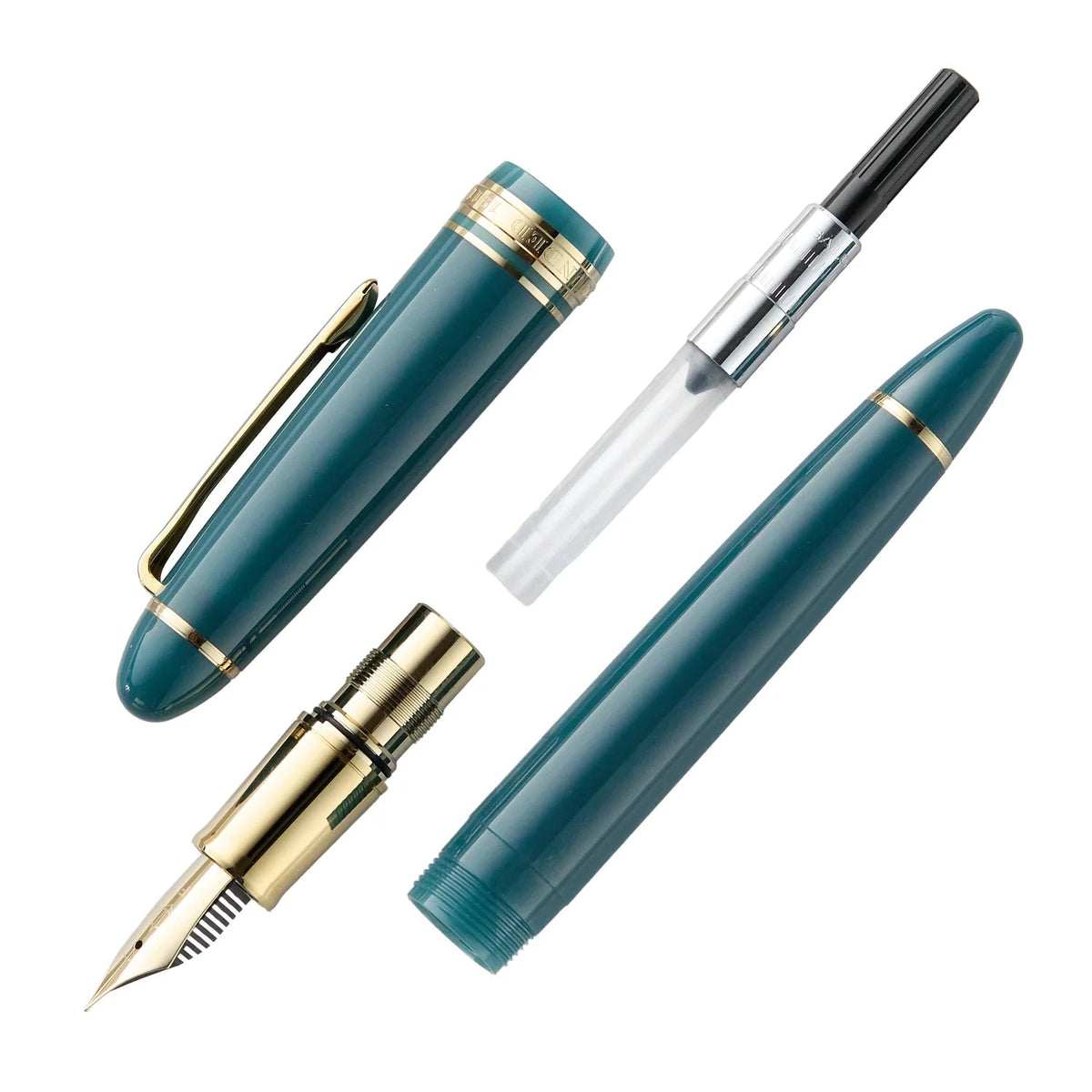 Stylo plume SAILOR Sailor 1911 Casual L Stable - Muted Green GT - Extra-fine (EF) - 4901680610373