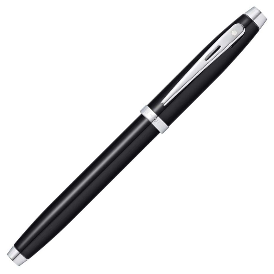 Stylo plume SHEAFFER 100 - Glossy Black CT - Fine (F) - 