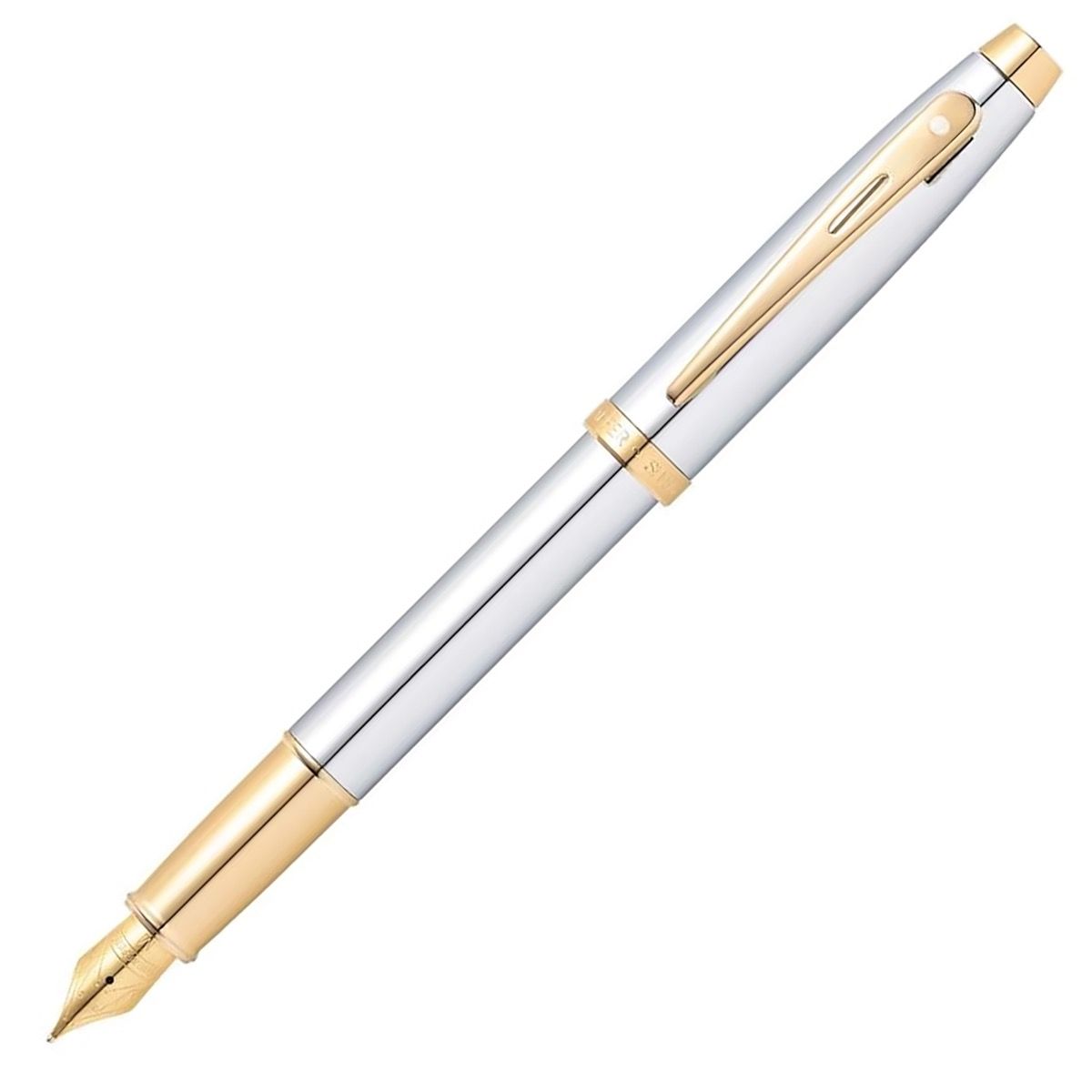 Stylo plume SHEAFFER 100 - Polished Chrome GT - Fine (F) - 