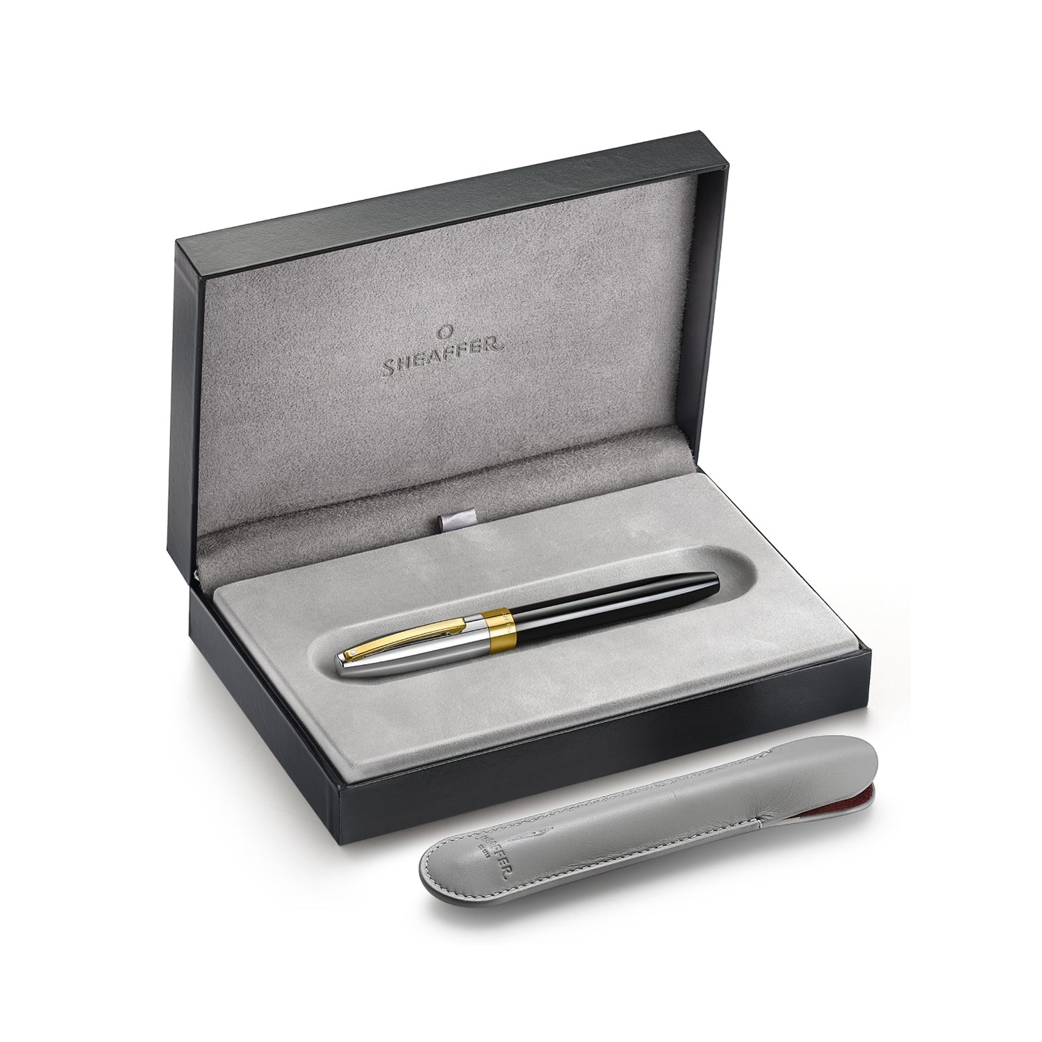 Stylo plume SHEAFFER Legacy - Chrome/Gold GT - Fine (F) - 