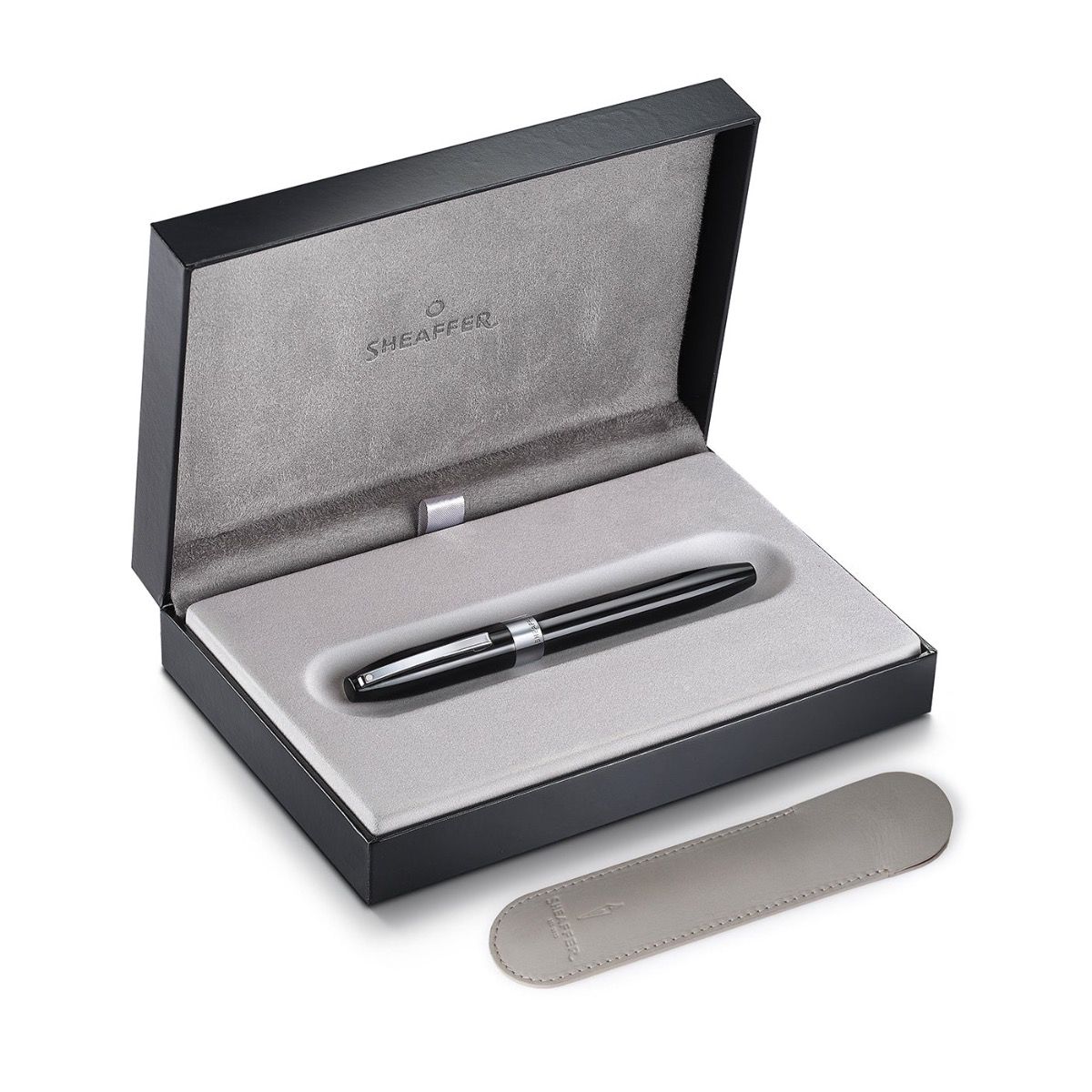 Stylo plume SHEAFFER Legacy - Glossy Black CT - Fine (F) - 