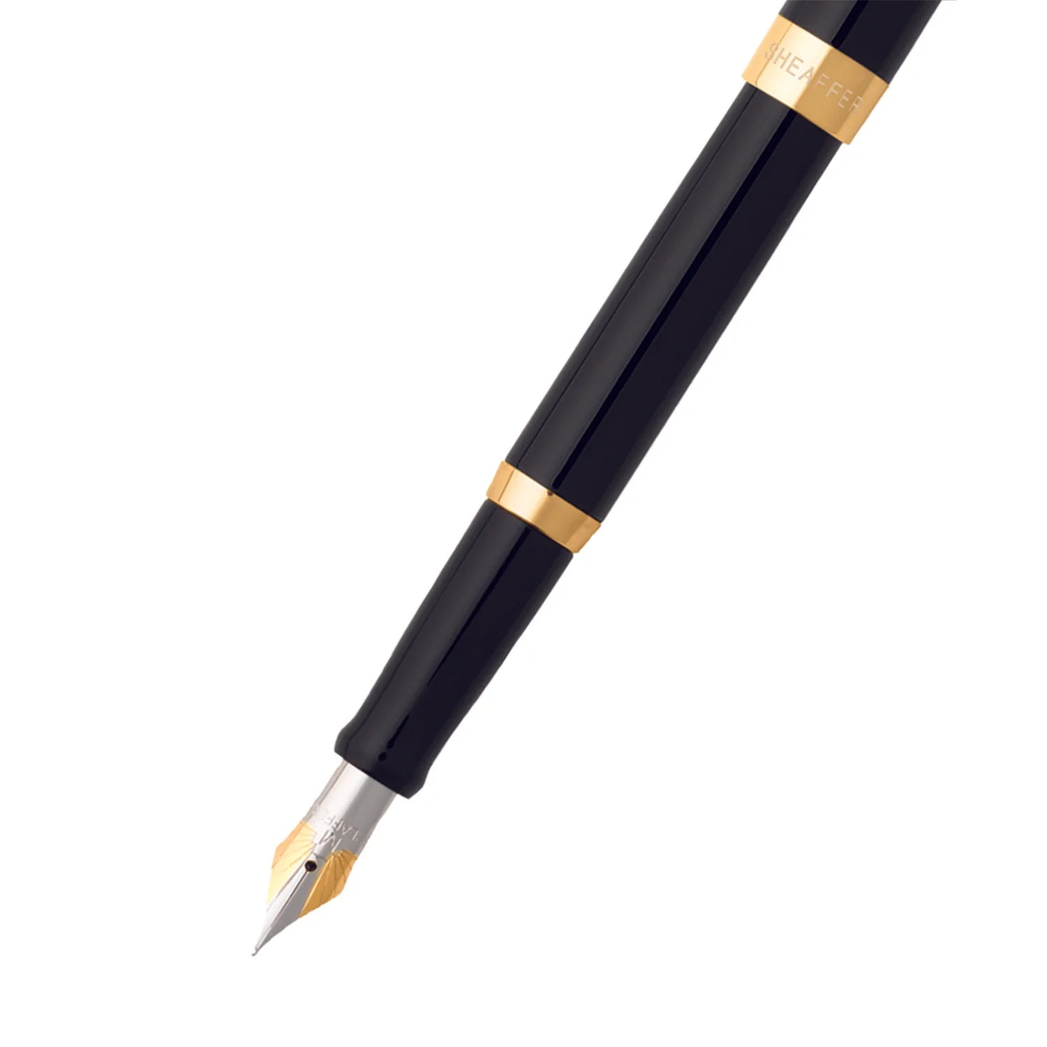 Stylo plume SHEAFFER Sagaris - Gloss Black GT - Fine (F) - 0074040003635
