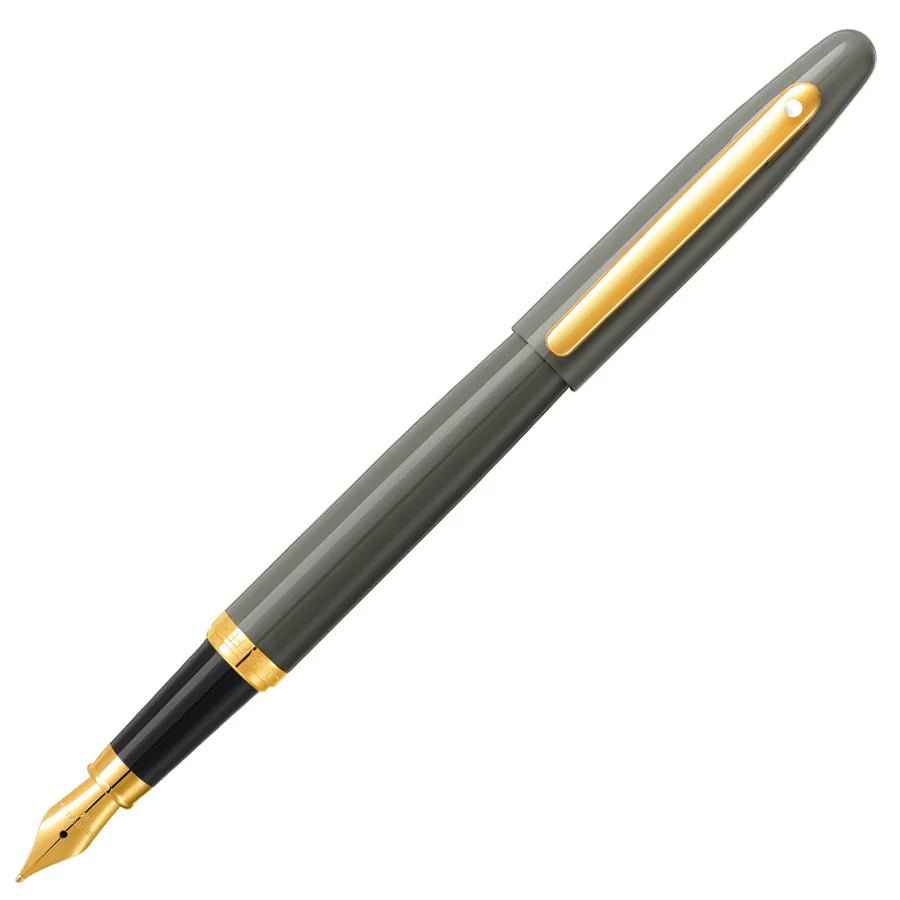 Stylo plume SHEAFFER VFM - Glossy Light Gray GT - Fine (F) - 