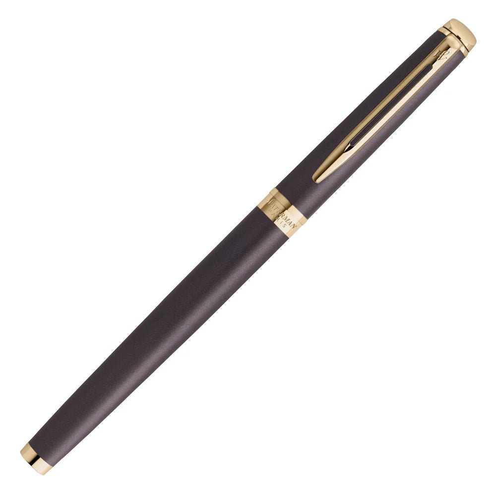 Stylo plume WATERMAN Hémisphère l'Édition Discrète - Noir Métallisé GT - Fine (F) - 3026982179395