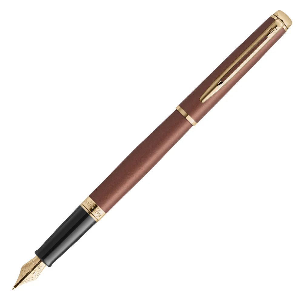 Stylo plume WATERMAN Hémisphère l'Édition Discrète - Rouge Cuivre Métallisé GT - Fine (F) - 3026982179470