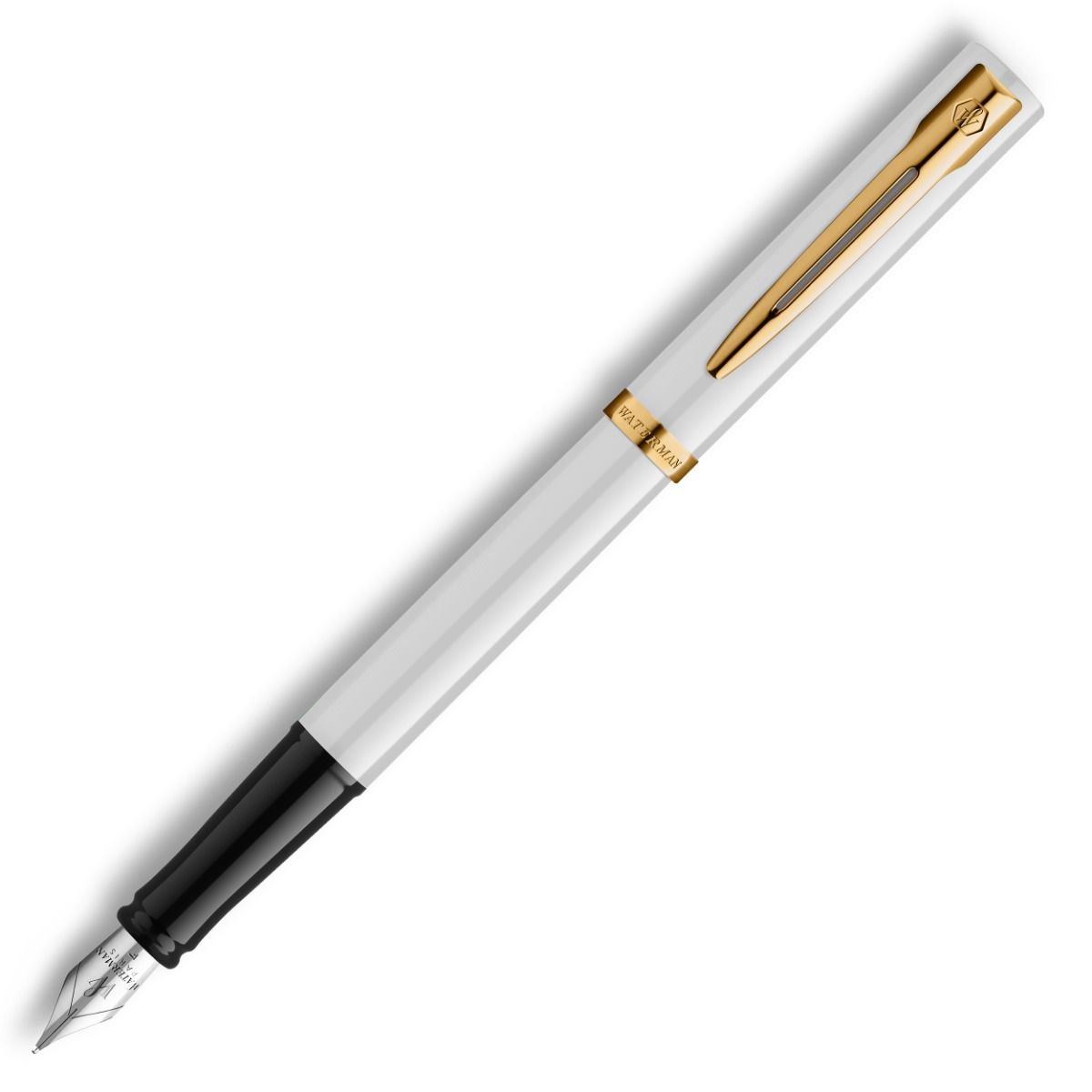 Stylo plume WATERMAN Impression - Blanc GT - Fine (F) - 3026982254696