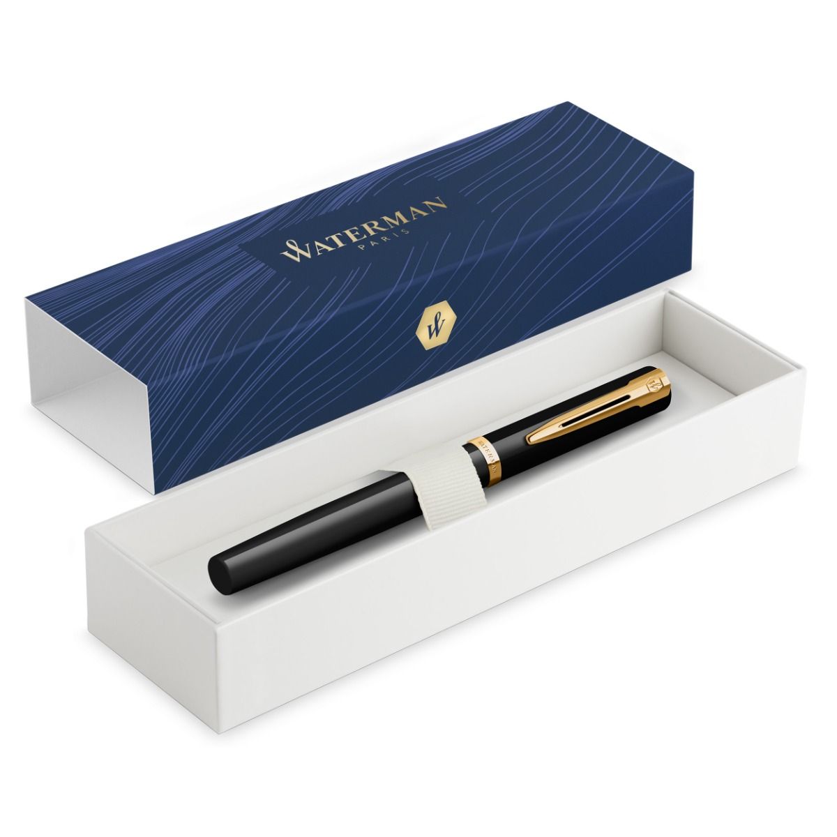 Stylo plume WATERMAN Impression - Noir GT - Fine (F) - 3026982254993