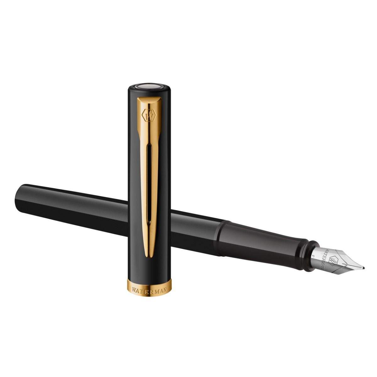 Stylo plume WATERMAN Impression - Noir GT - Fine (F) - 3026982254993