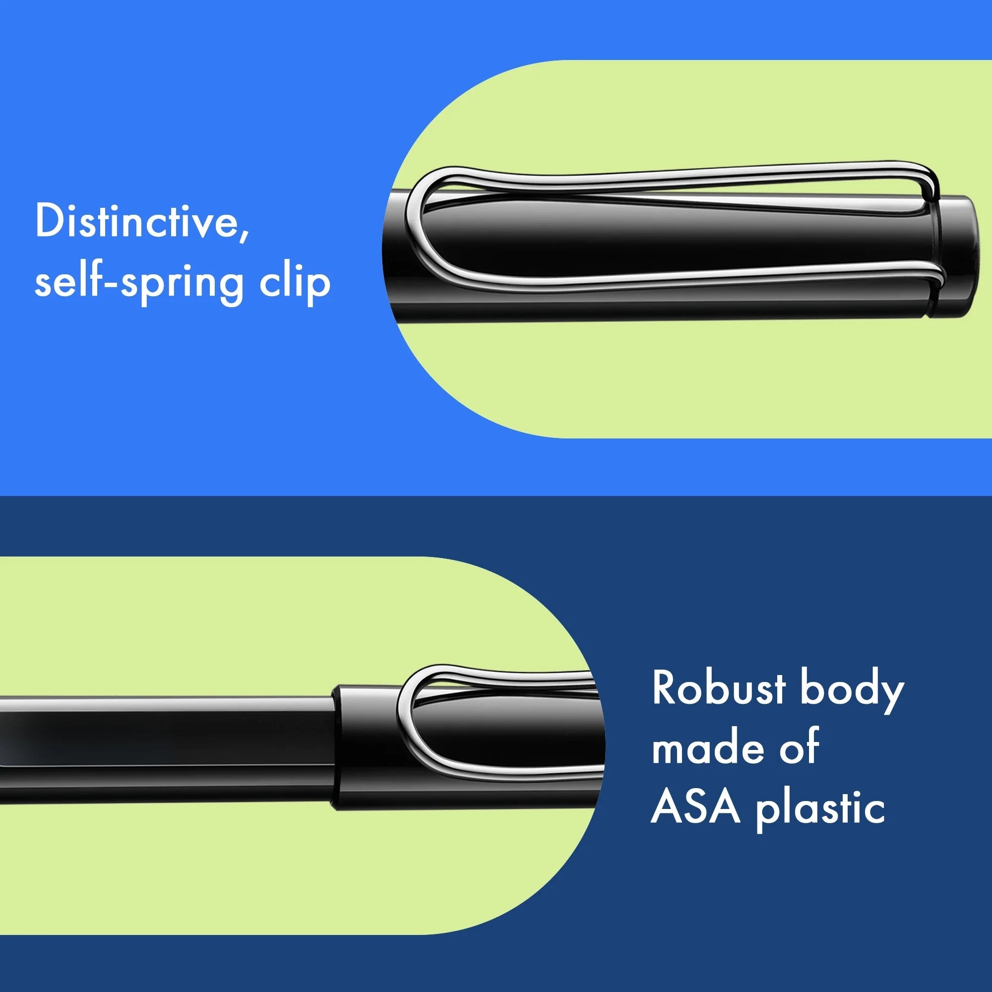 Stylo roller à cartouches LAMY safari - Black - 