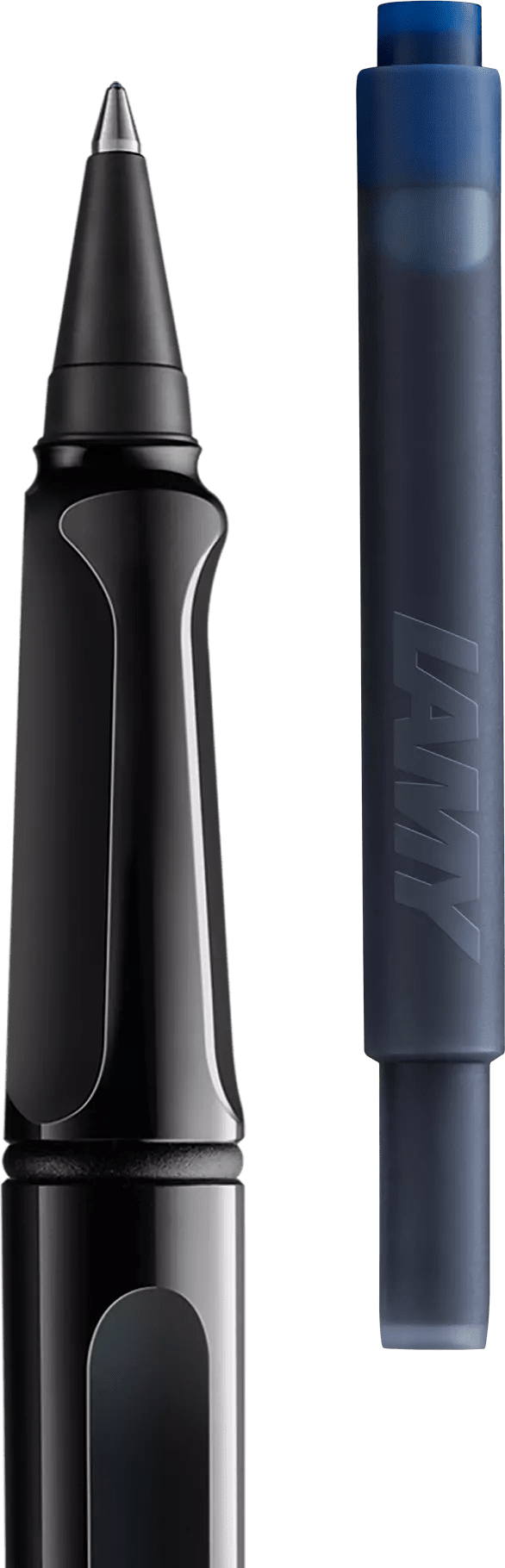Stylo roller à cartouches LAMY safari - Black - 