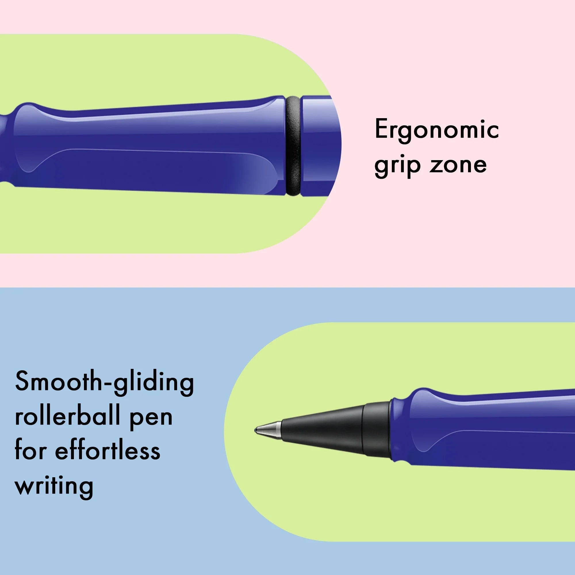 Stylo roller à cartouches LAMY safari - Blue - 