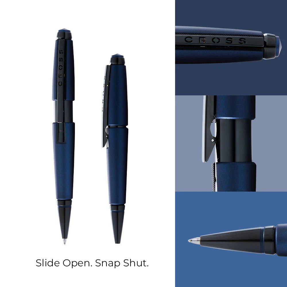 Stylo roller CROSS Edge - Matt Blue BT - 073228142494