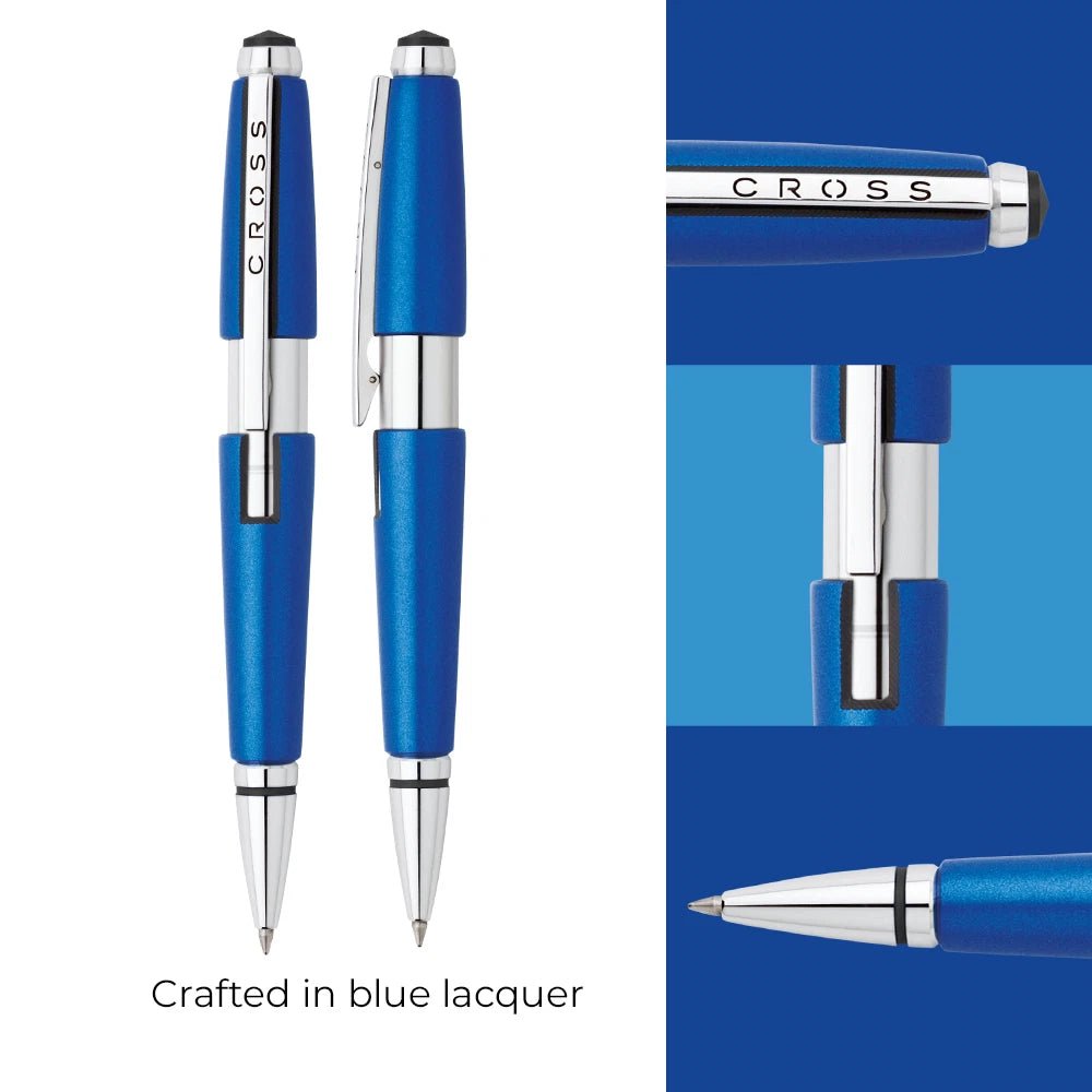 Stylo roller CROSS Edge - Nitro Blue CT - 073228106052