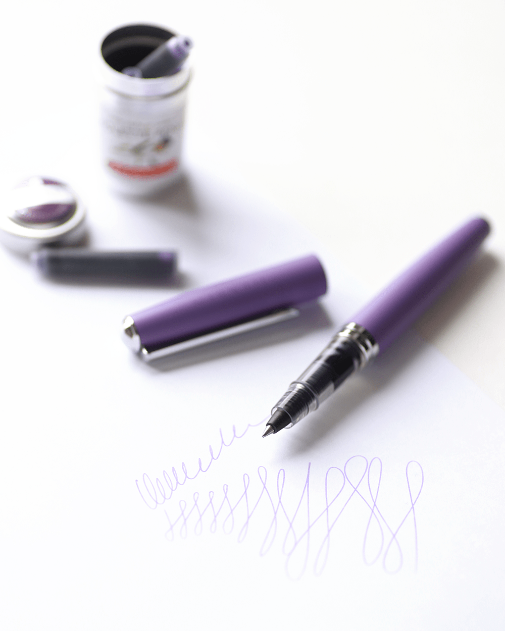 Stylo roller JACQUES HERBIN à cartouches - Corail - 3188550216595