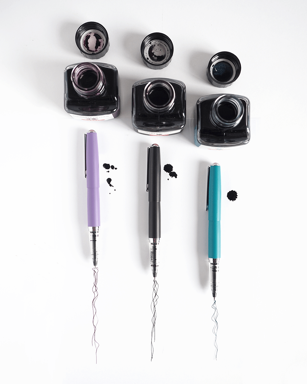 Stylo roller JACQUES HERBIN à cartouches - Noir - 3188550216007