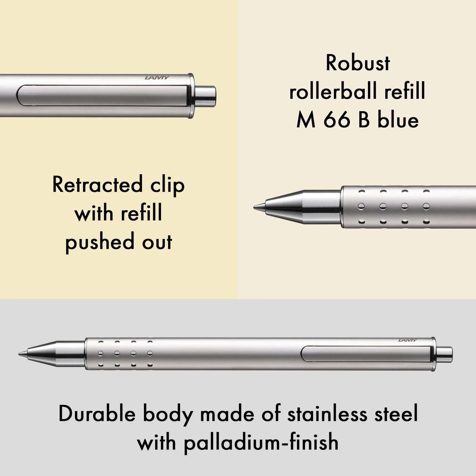 Stylo roller LAMY swift - Palladium - 4014519290933
