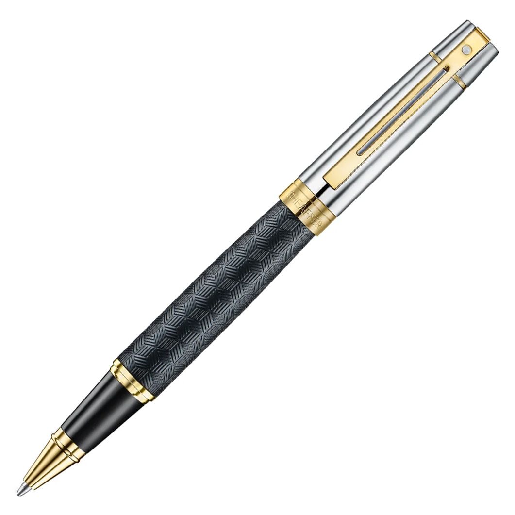 Stylo roller SHEAFFER 300 - Engraved Black GT - 