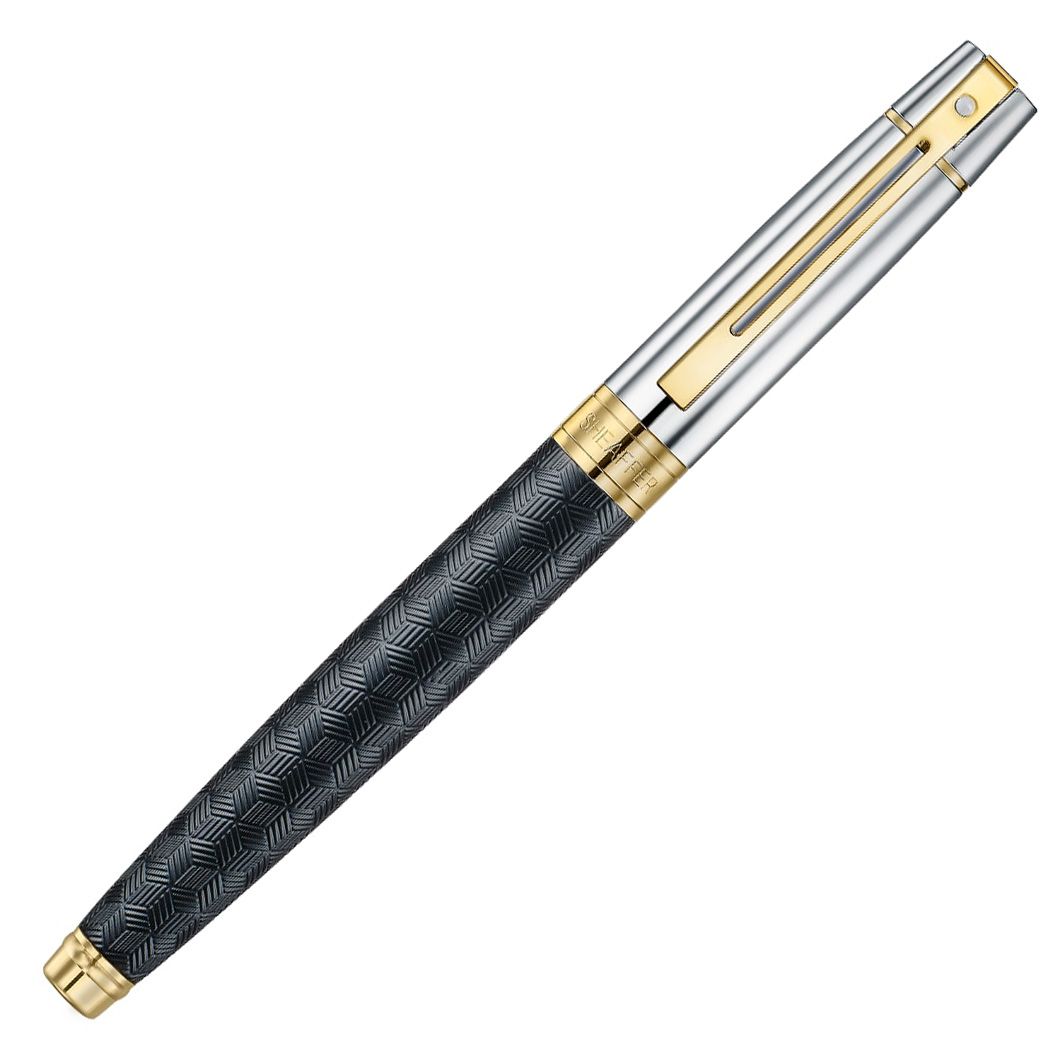 Stylo roller SHEAFFER 300 - Engraved Black GT - 