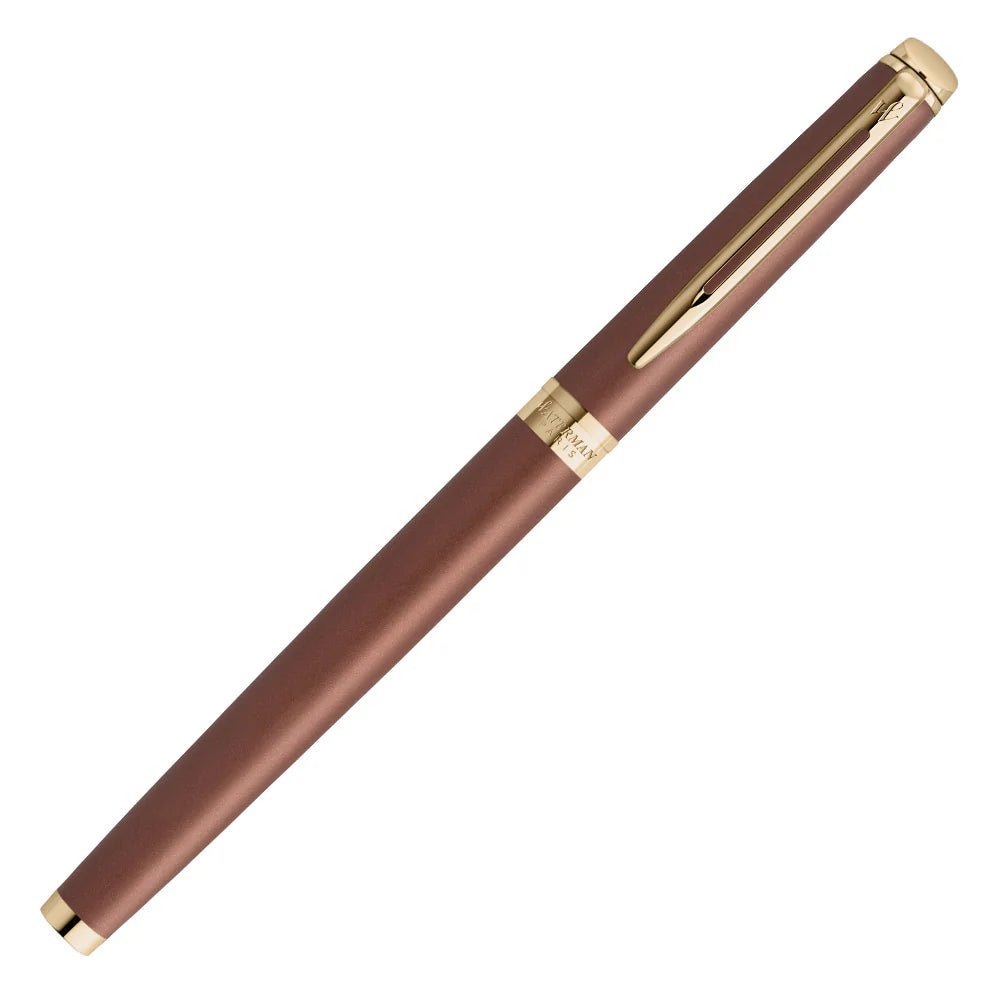 Stylo roller WATERMAN Hémisphère l'Édition Discrète - Rouge Cuivre Métallisé GT - 3026982179418